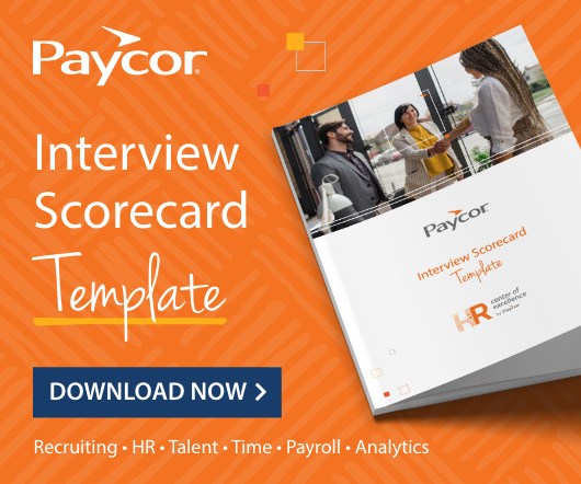 Interview Scorecard Free Downloadable Template